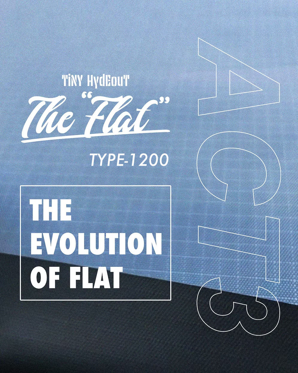 11月入荷予定ご予約 TiNY HydEouT The "FLAT" 1200 ACT3