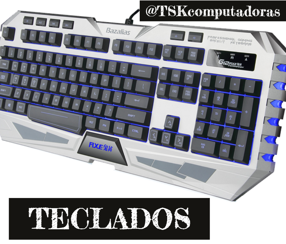 Teclados, gamer, inalambricos, usb.