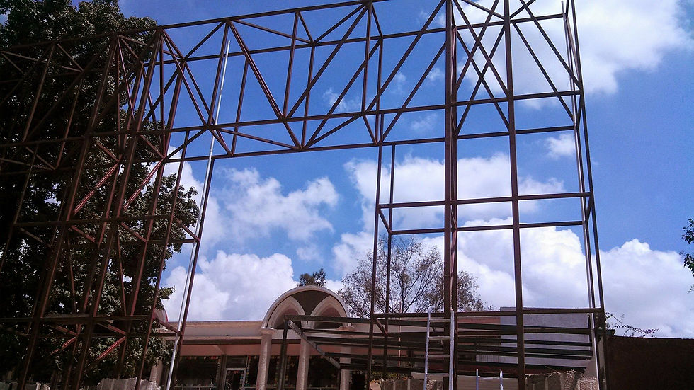 estructura metalica limpia
