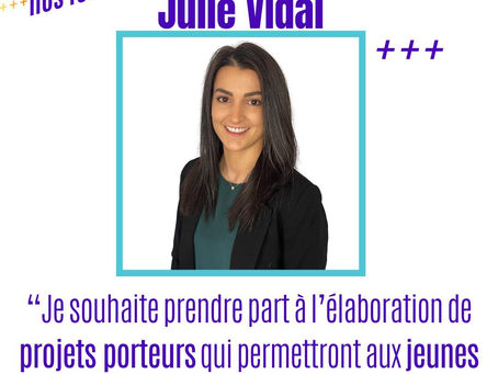 Portrait de colistier : Julie Vidal