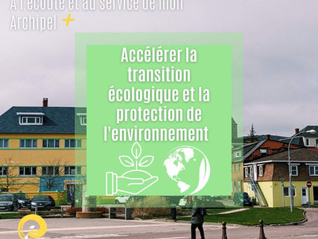 Accélérer la transition écologique...
