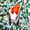 Thumbnail: Robin Christmas card, bright vibrant snowy robin