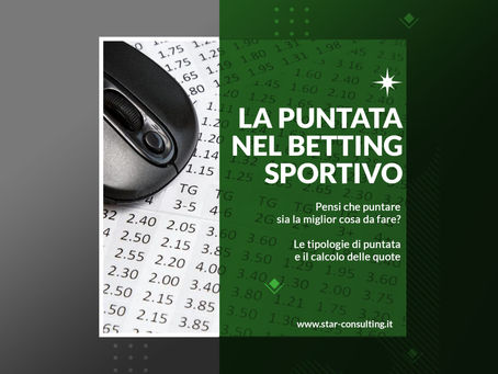 LA PUNTATA NEL BETTING SPORTIVO