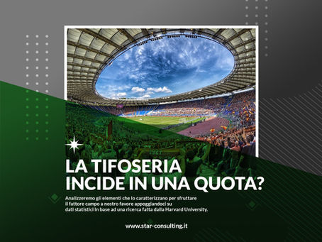 L'IMPATTO STATISTICO DELLA TIFOSERIA IN UNA PARTITA