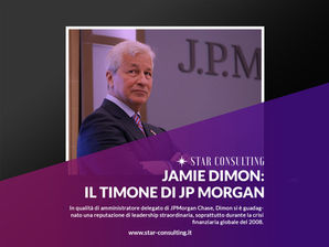 JAMIE DIMON: IL TIMONE DI JP MORGAN