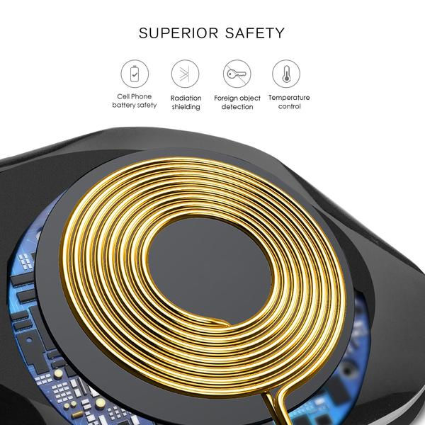 Thumbnail: Esoulk QI Certified 10W Wireless Charging Fast Charger Pad
