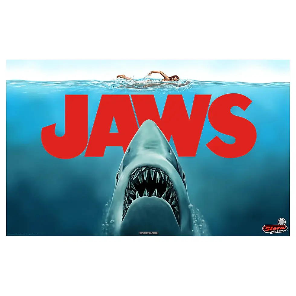 Jaws Translite Backglass