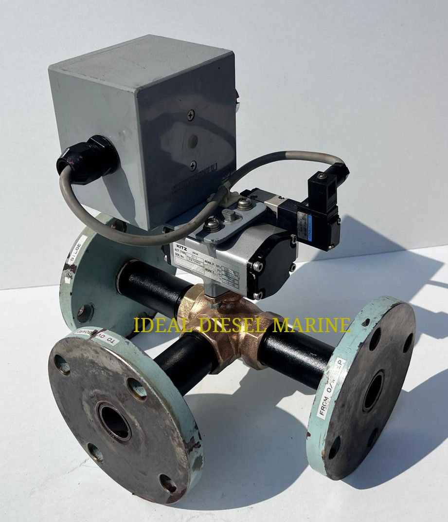 HEISHIN PUMP WORKS OWS AIR OPERATED 3-PORT VALVE KITZ ACT. TYPE C-1 KOGANEI A110-4E1-25-39-71W