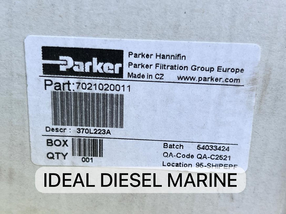 For sale Parker Part: 7021020011
Parker 370L223A
All new original pack
Worldwide delivery