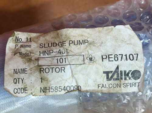 TAIKO KIAKI INDUSTRIES LTD STATOR (NBR) part no 001 Qty 2 pieces ROTOR Part no 101 Qty 2 pieces End Piece part no 003 Qty 2 pieces