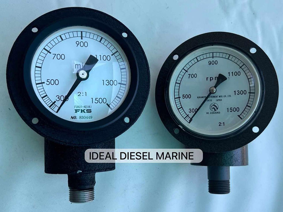 KURAMOTO INSTRUMENT TACHO METER FOR YANMAR & FUKUI-KEIKI YANMAR RPM METER NEW