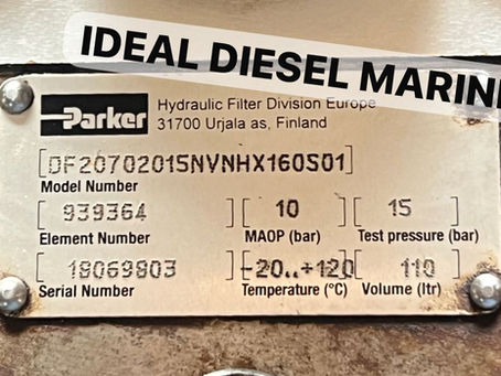 PARKER FILTER -DF2070-2015NVNHX160S01,Duplex filter DF2070 New,Element 939364,