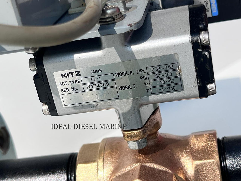 HEISHIN PUMP WORKS OWS AIR OPERATED 3-PORT VALVE KITZ ACT. TYPE C-1 KOGANEI A110-4E1-25-39-71W