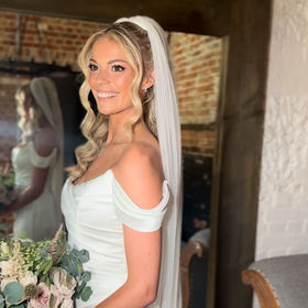 SB Bride Blonde Long Veil