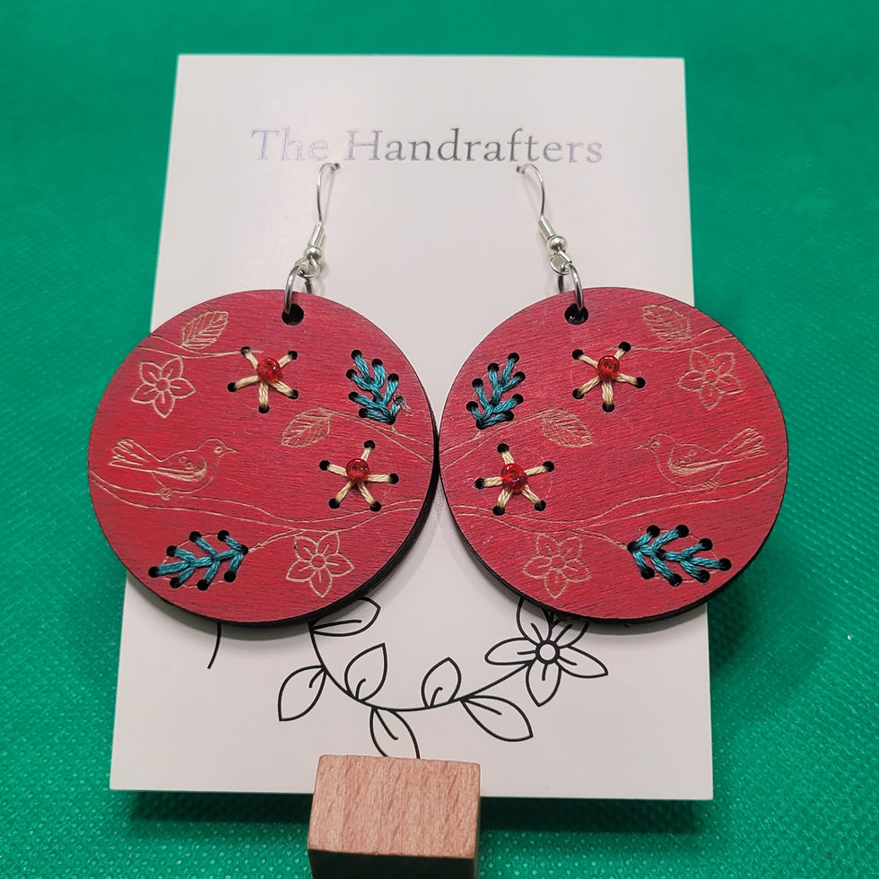 Thumbnail: Round Earrings (Large)