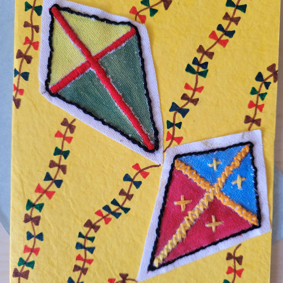 Thumbnail: Hand-Embroidered Card