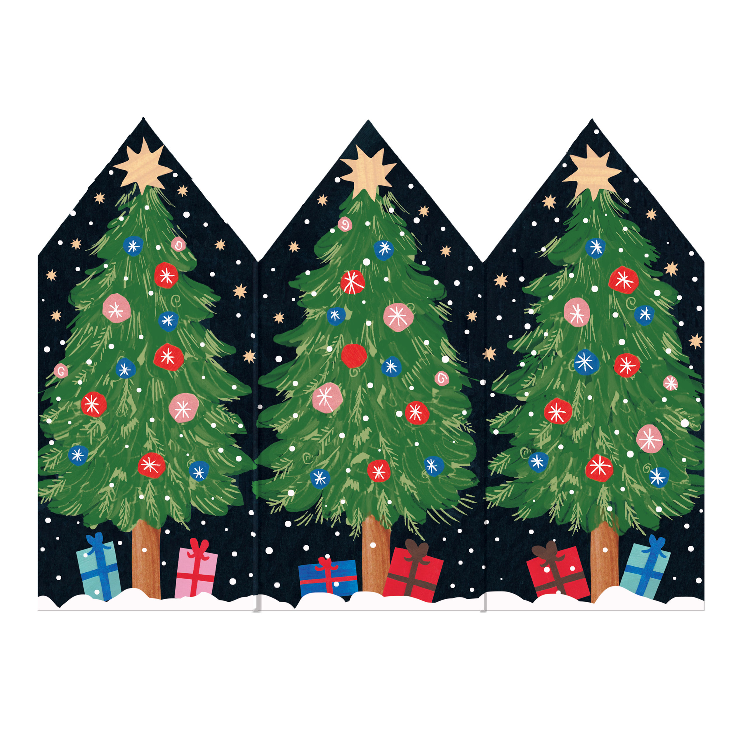 Concertina Christmas Trees