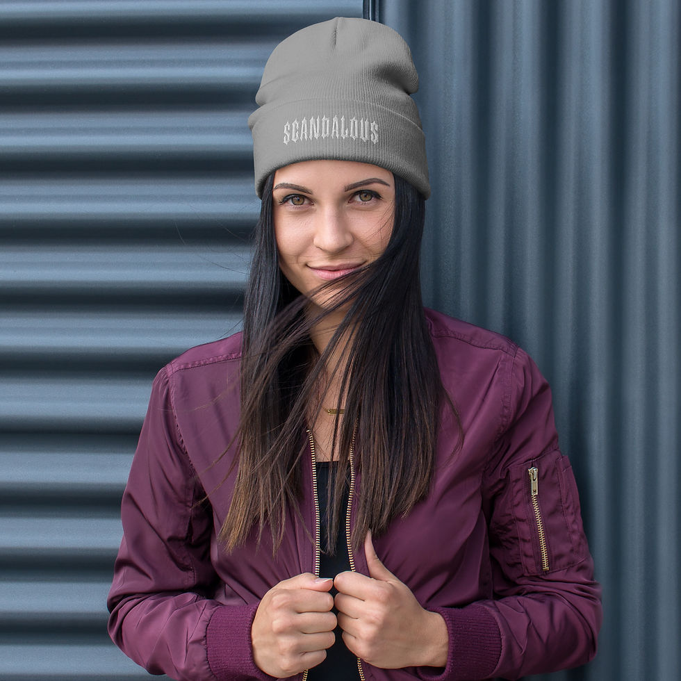 Thumbnail: Scandalous Embroidered Beanie