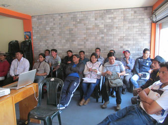 Ibarra.-UGP PI socializa proyecto a presidentes del CC-JAAP-PI