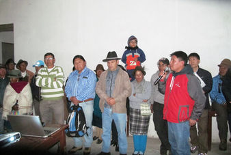 Cayambe.-Taller socialización del proyecto en la parroquia Pesillo