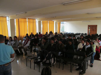Otavalo.-Taller de socialización en San Pablo.