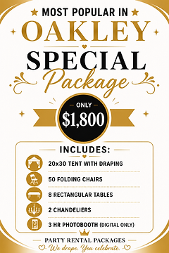 PRP Party Package- Oakley
