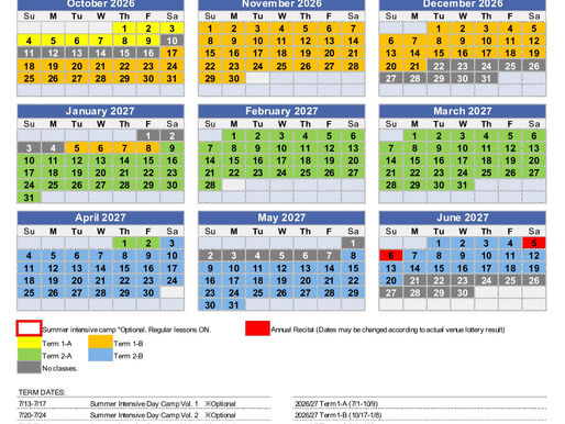 TNG Annual Calendar (UPDATED)