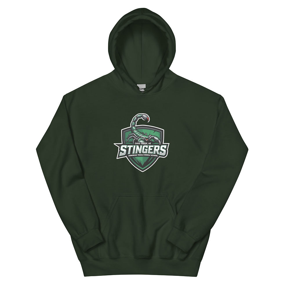 Thumbnail: Unisex Hoodie- Scorpion Shield