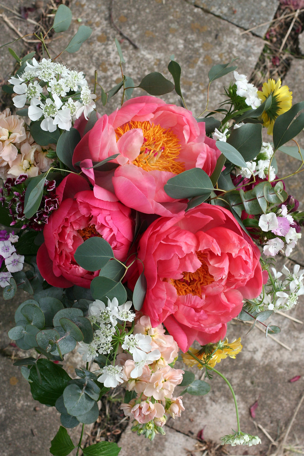 Atelier bouquet de fleurs fraîches