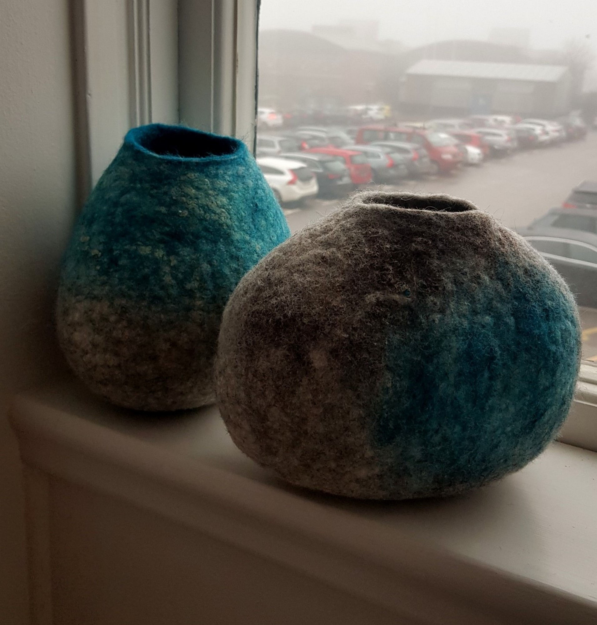 Felted Bowl - Turquoise