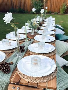 hire Stained Picnic Table