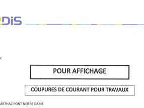 ⚠️ COUPURES DE COURANT ENEDIS : MER 8 AVRIL ⚠️ 