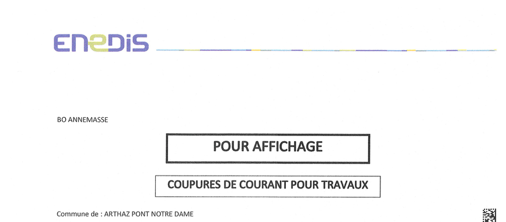 ⚠️ COUPURES DE COURANT ENEDIS : MER 10 JUIN⚠️