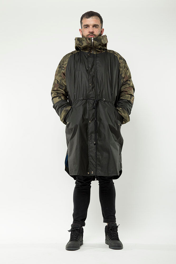 Miniatura: Czarna z Moro całoroczna parka