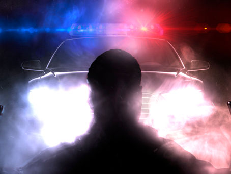 Police show up at an apartment on a domestic violence call. When they arrive, the male jumps over the balcony, fleeing the scene