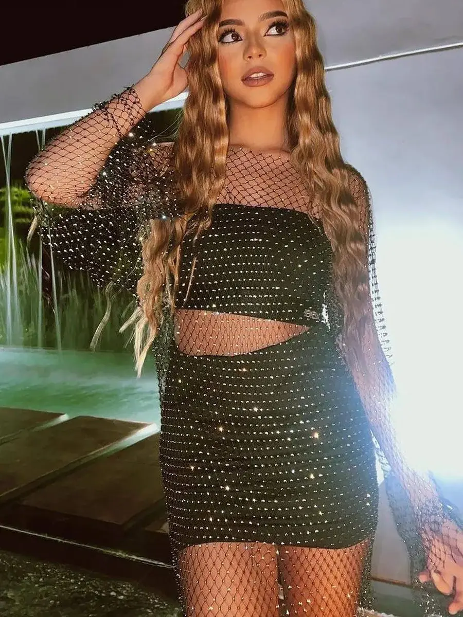 Thumbnail: Static Rhinestone Dress