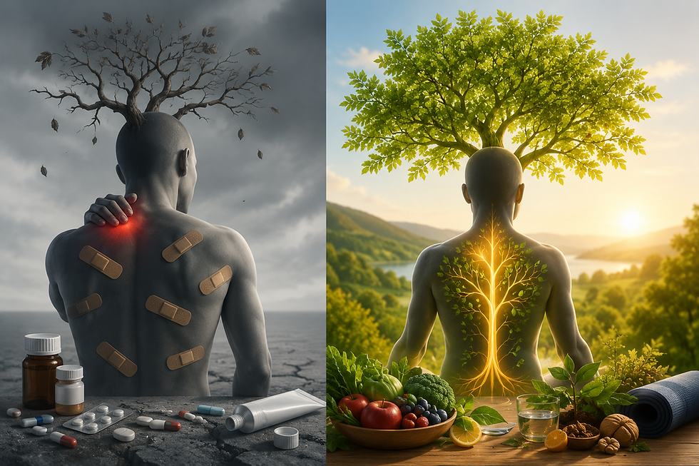 the difference between chasing symptoms versus addressing the true root cause of dysfunction within the body