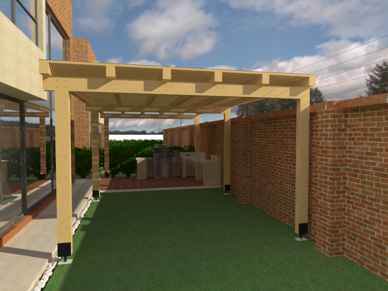 PERGOLA EN MADERA