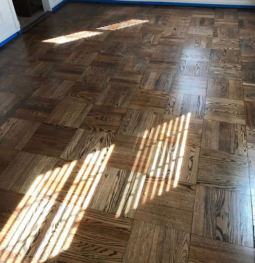 Finished Floor checkered pattern