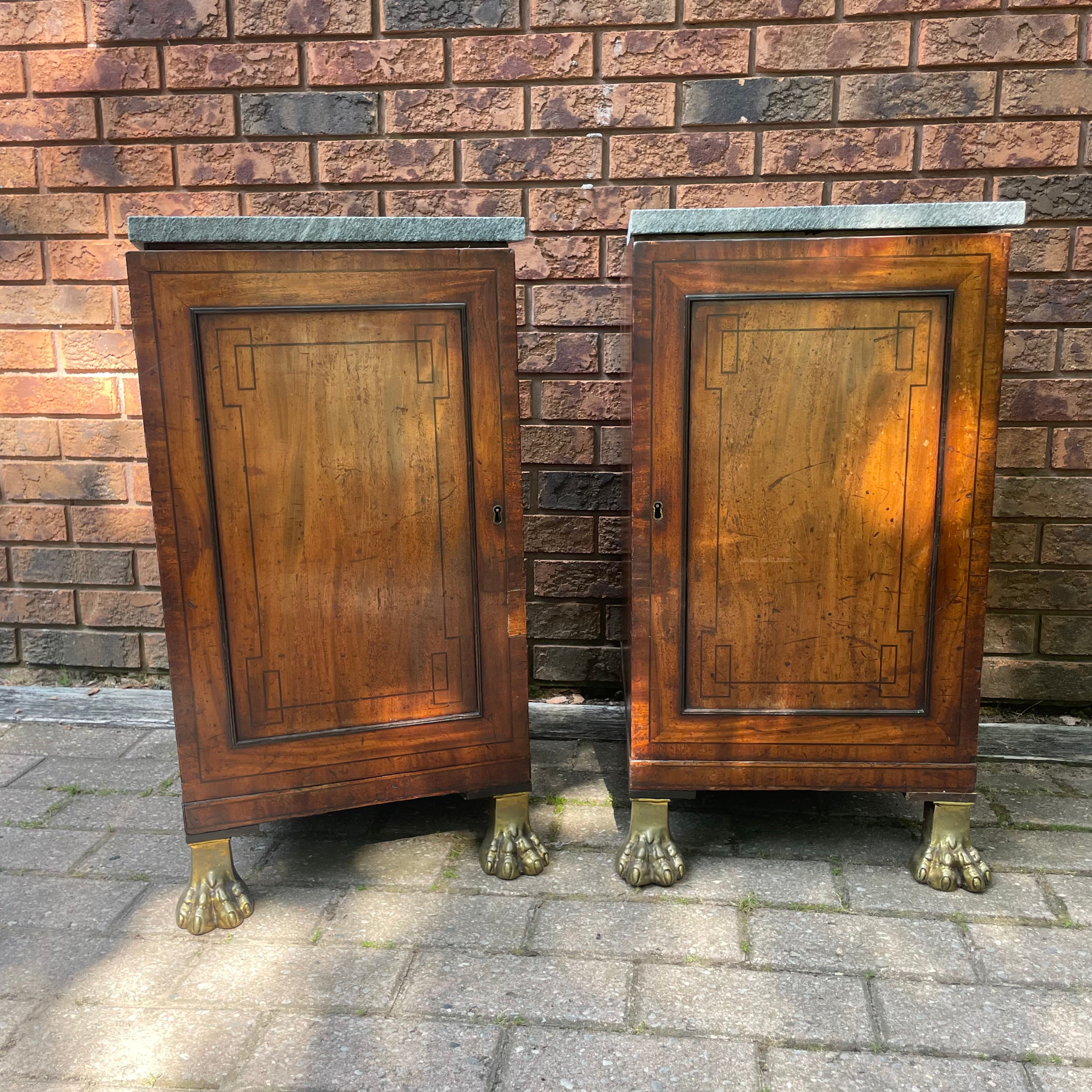 Pair of Regency Side Cabinets