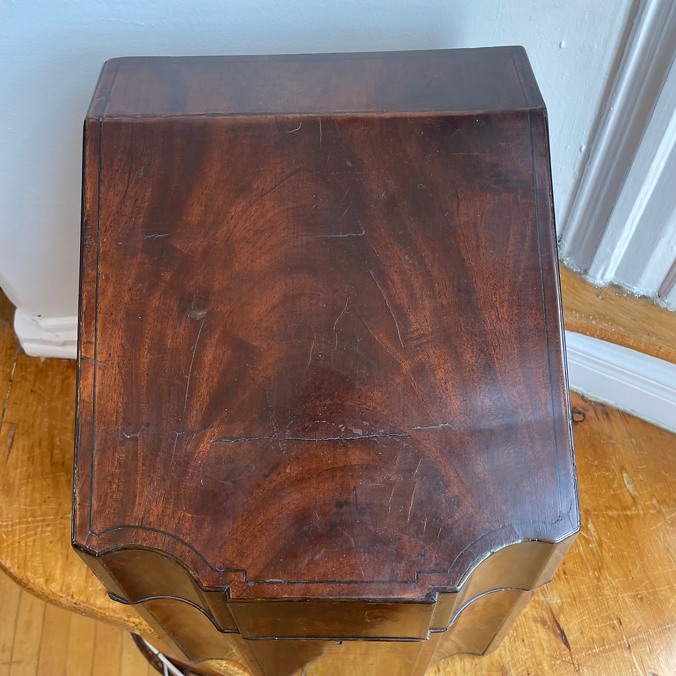 Thumbnail: Large George III Mahogany Knife Box