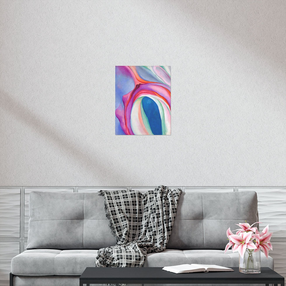 Thumbnail: Georgia O'Keeffe, Music Pink and Blue II