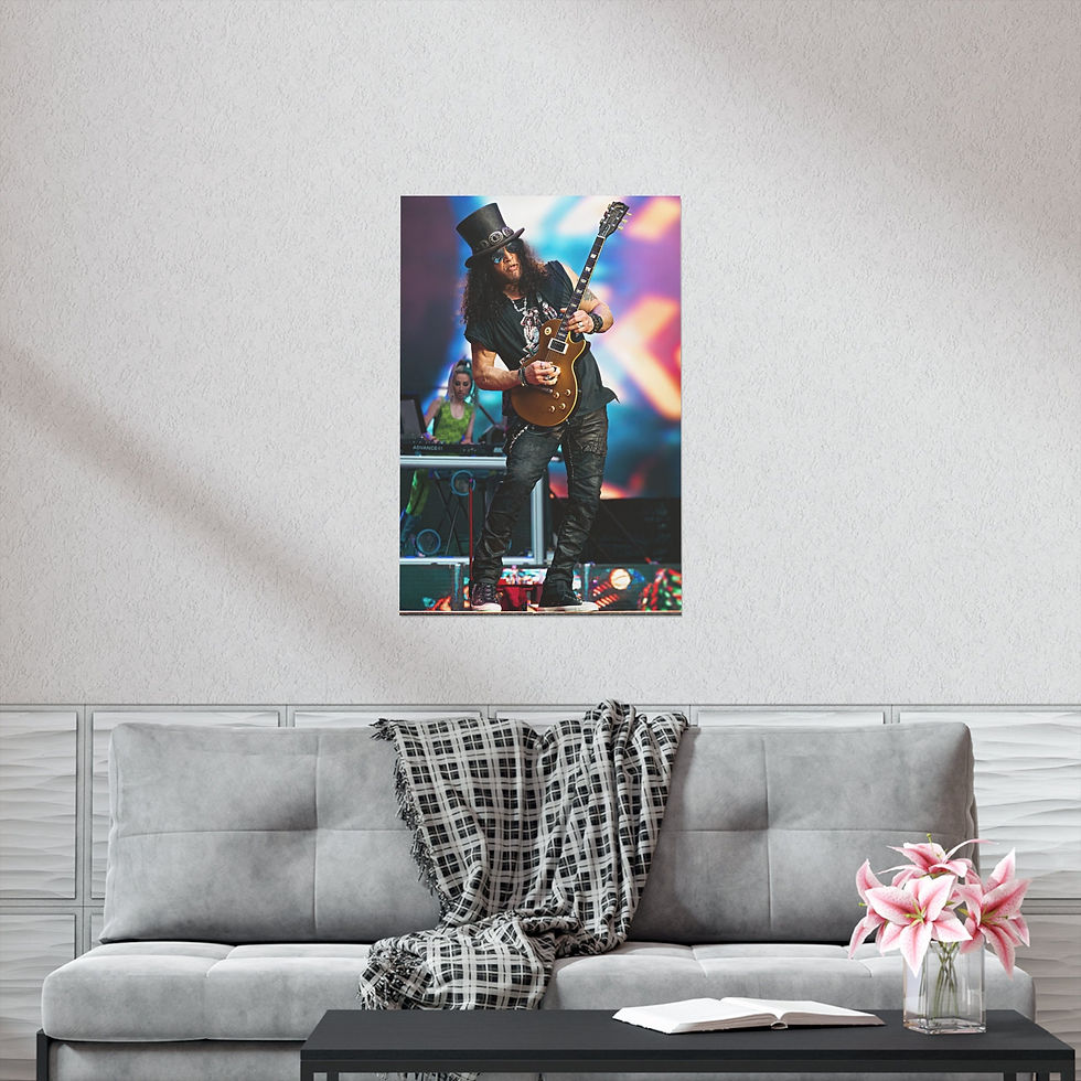 Thumbnail: Slash Live in London, 2022, American Guitarist, Slash Print, Hard Rock, Heavy