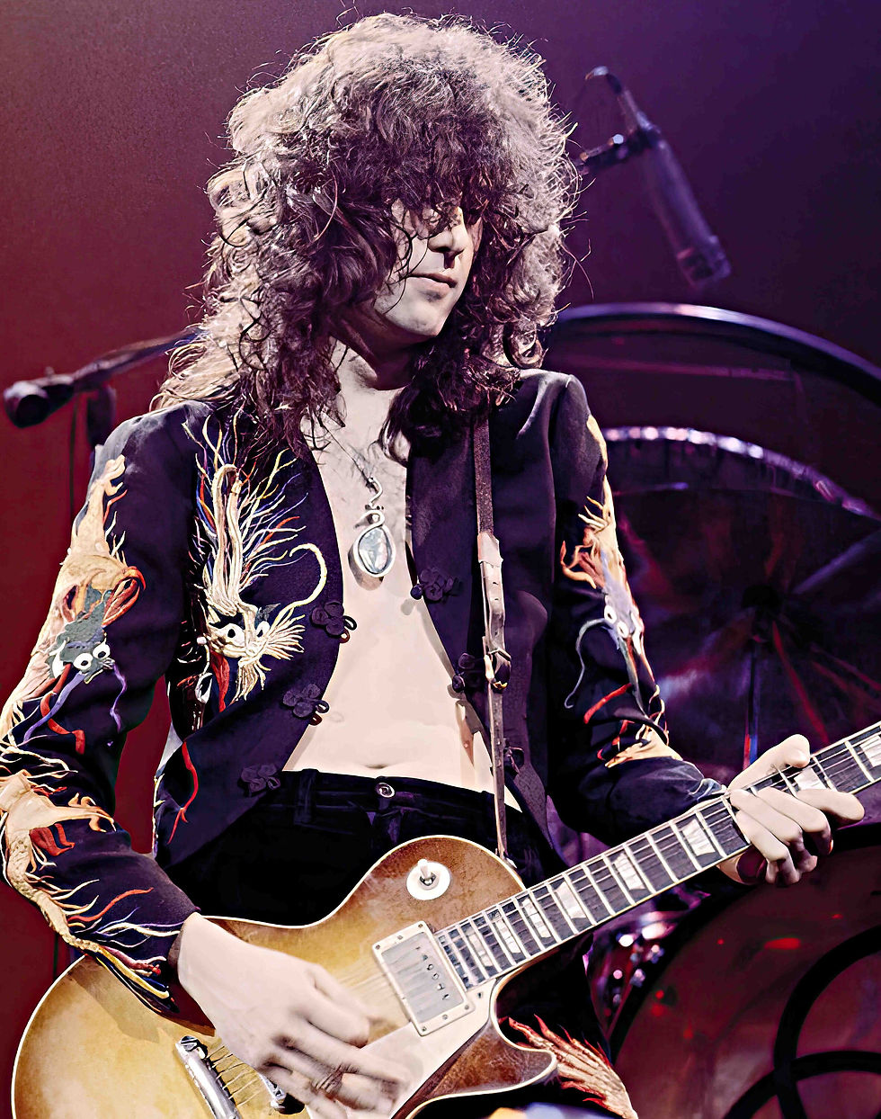 Прев'ю: Jimmy Page on Stage, Led Zeppelin, Guitar Legends, Hard Rock, Jimmy Page Print