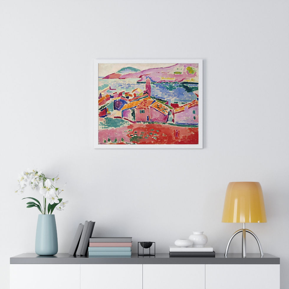 Miniatyrbild: Henri Matisse View of Collioure 1905 Art Print French Artist Fauvism Modern Art