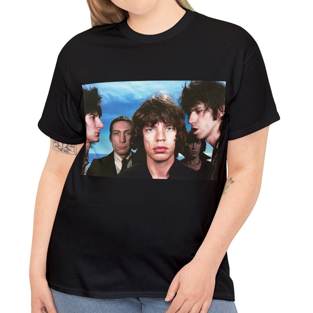 Rolling Stones, Black and Blue, Unisex T-Shirt, Mick Jagger, Keith Richards
