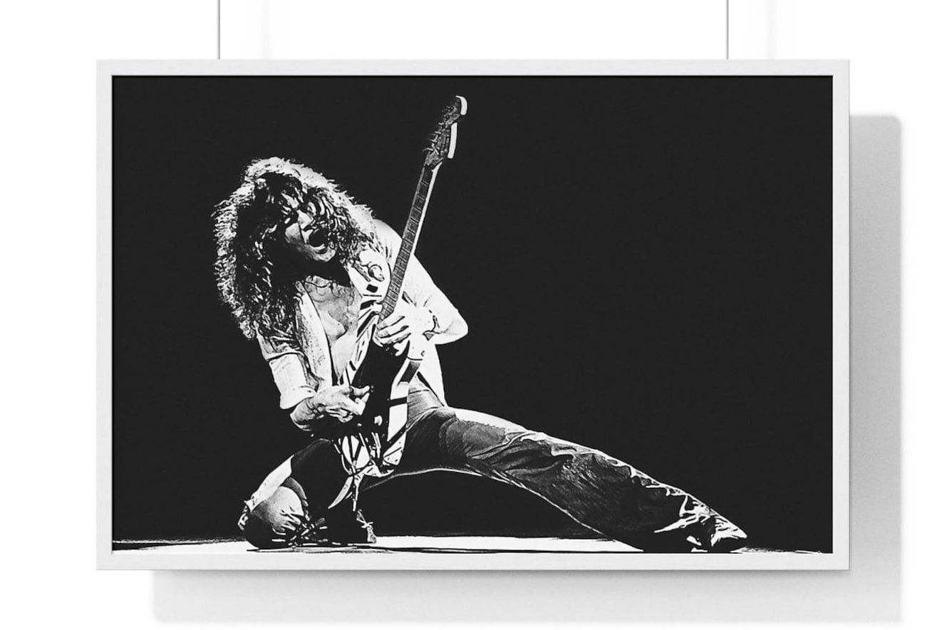 Eddie Van Halen on Stage, Van Halen Performance, Hard Rock, Heavy Metal, Van