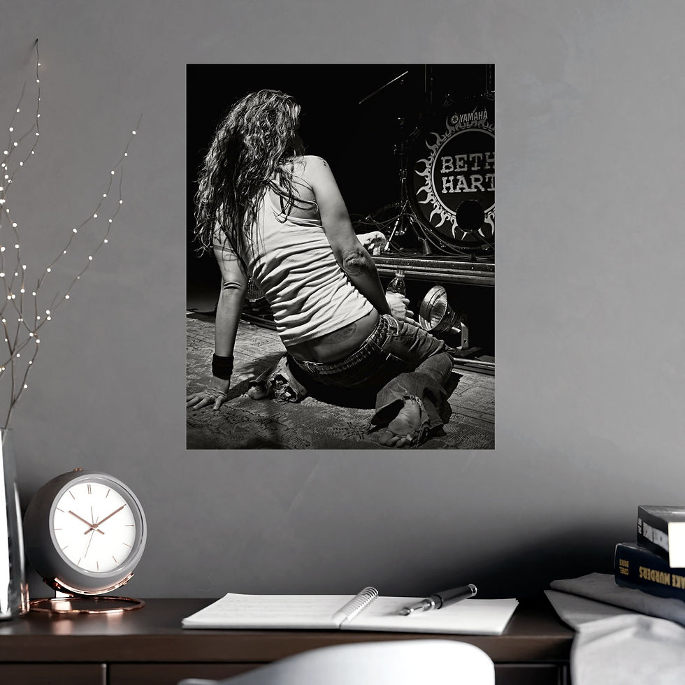Miniatura: Beth Hart on Stage, Blues Rock, Soul, Beth Hart Print, American Singer