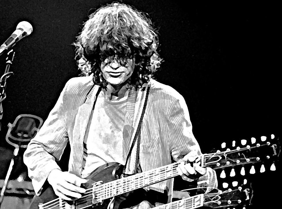 Miniatyrbilde: Jimmy Page Performance, Led Zeppelin, British Rock Band, Hard Rock, Jimmy Page