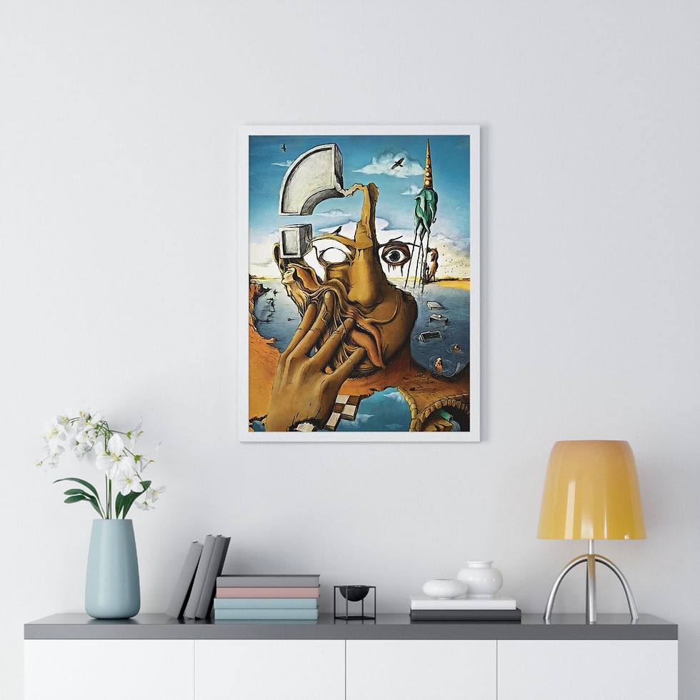Thumbnail: Salvador Dali, Broken Face, Fine Art Print, Salvador Dali Poster, Surrealism
